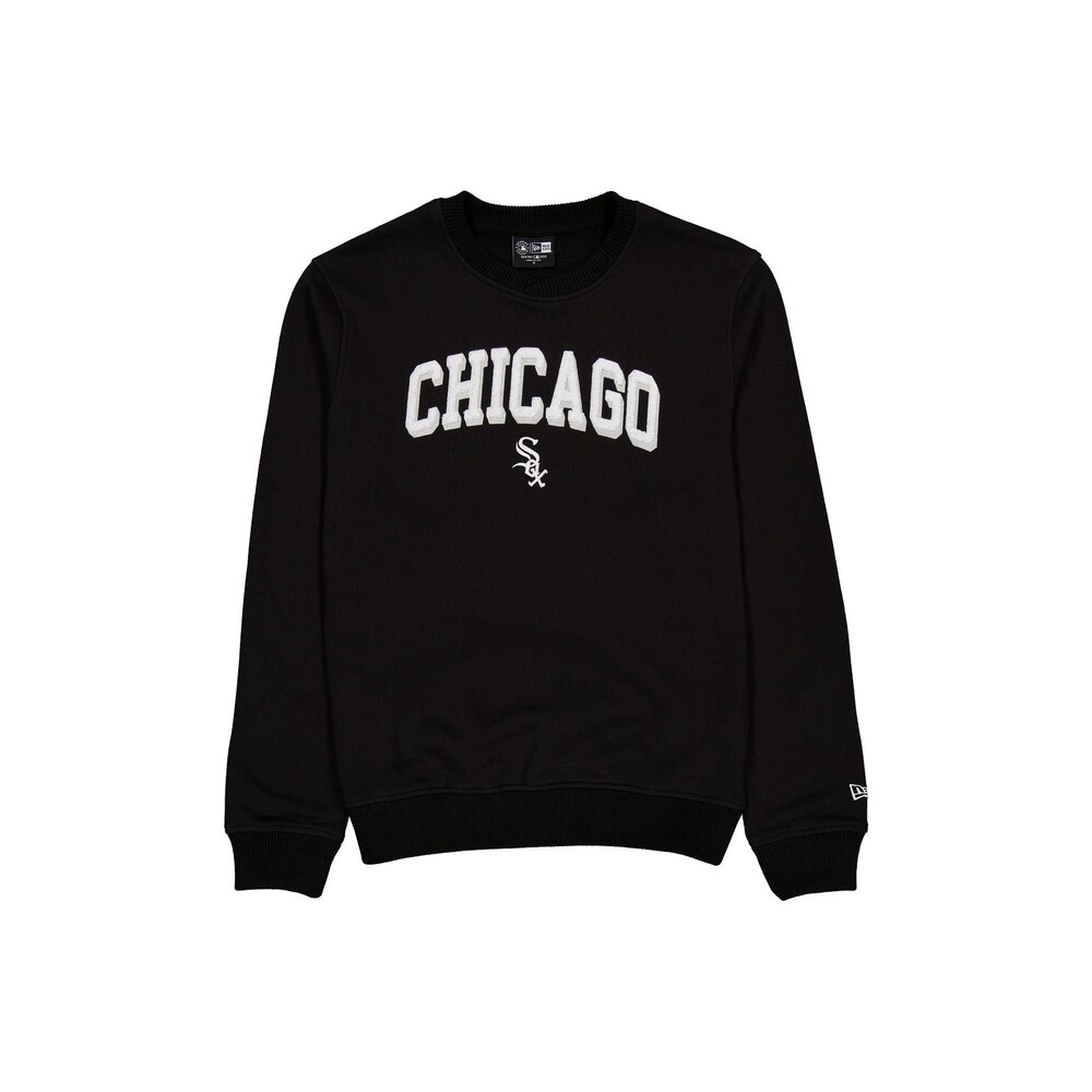 New Era Chicago White Sox Sport Night Black Crewneck - Size L